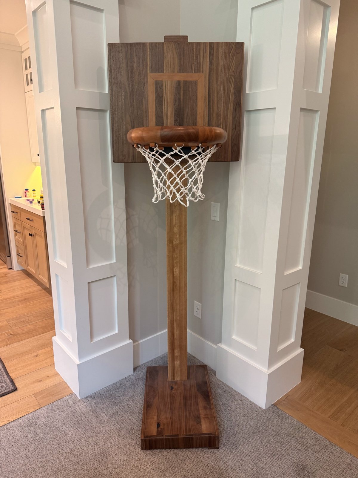 Standard 03 freestanding hardwood basketball standard