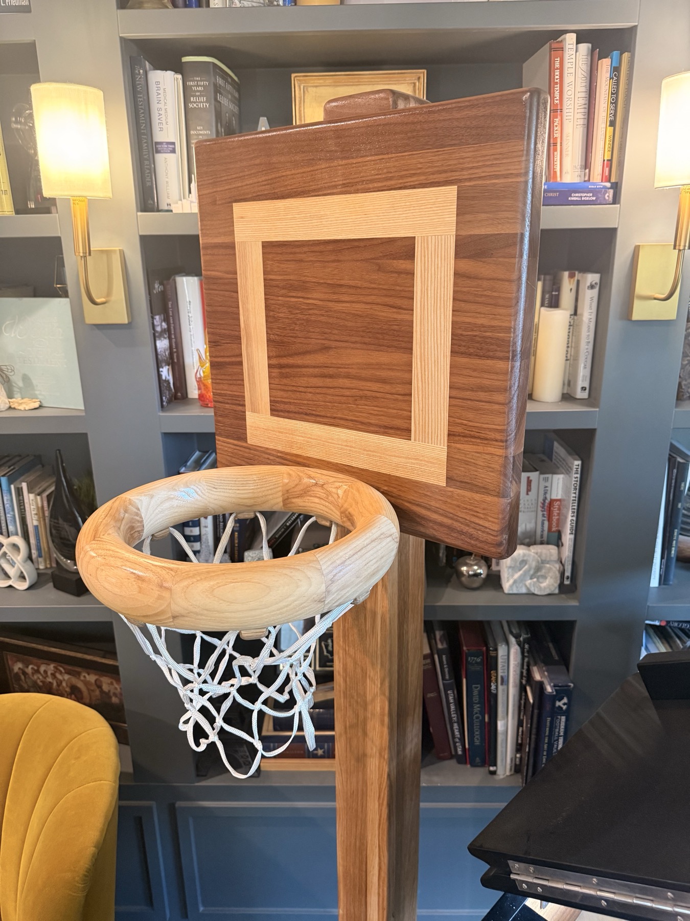 Thick maple rim custom woodworking piece